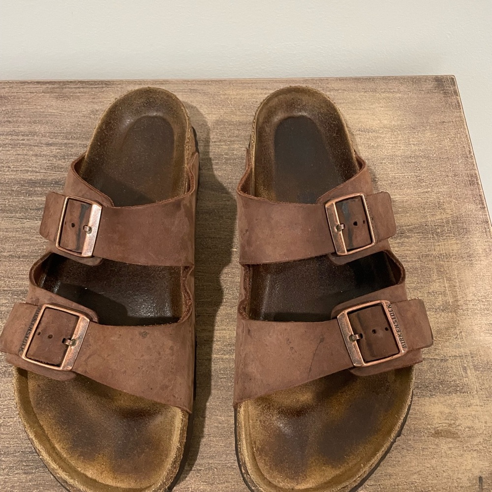 Birkenstock Brown Leather Sandals